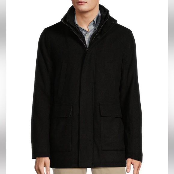 Long Wool Blend Coat - Picture 10 of 11